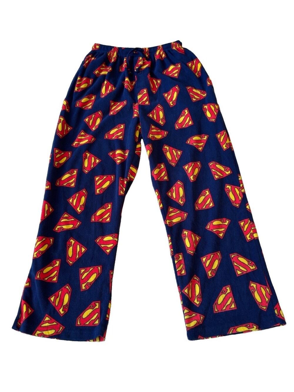 DC Comics Superman Pajama Pants Boys' All-Over Logo Shield Design